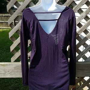 Plum Strappy Back Tunic